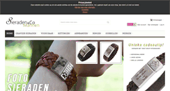 Desktop Screenshot of mannen-sieraden.nl